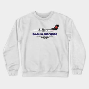 DeHavilland Canada Dash 8-300/Q300 - Canadian Regional Airlines "Hybrid Colours" Crewneck Sweatshirt